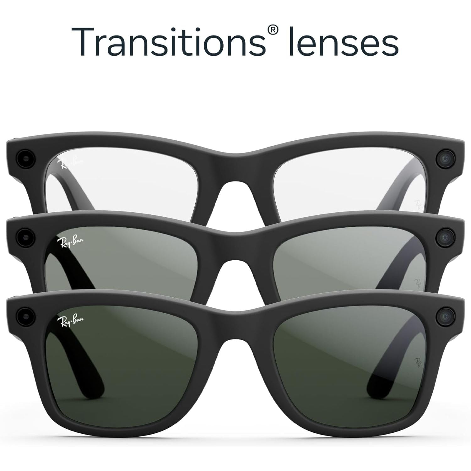 Buy Meta/Ray-Ban,Ray‑Ban Meta Wayfarer RW4008 – Large Matte Black & Graphite Green Smart Glasses - Gadcet UK | UK | London | Scotland | Wales| Near Me | Cheap | Pay In 3 | Smart Glasses