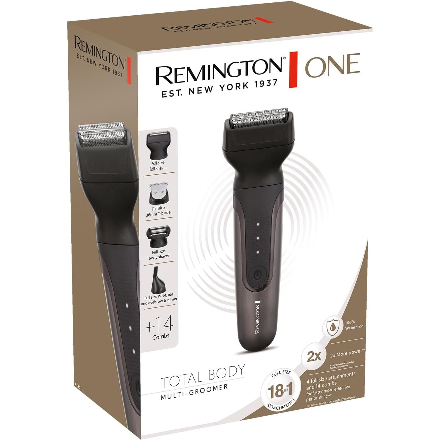 Buy Remington,Remington ONE 18-in-1 Total Body Multi-Groomer - Hair, Beard, Body Trimmer, 60-Min Run Time, Waterproof, Cordless (PG780) - Gadcet UK | UK | London | Scotland | Wales| Near Me | Cheap | Pay In 3 | Hair Clippers & Trimmers