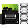 Buy Gillette,Gillette Labs Razor Blades Men, Pack of 6 Razor Blade Refills, Compatible with GilletteLabs with Exfoliating Bar and Heated Razor - Gadcet.com | UK | London | Scotland | Wales| Ireland | Near Me | Cheap | Pay In 3 | Health & Beauty