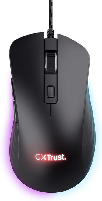 Buy Trust Gaming,Trust Gaming GXT 924 Ybar+ High Performance Gaming Mouse, 25,600 DPI, 60% Recycled Plastics, 25K Optical Sensor, 6 Programmable Buttons, Comfortable Wired RGB Mouse, Computer, PC, Laptop – Black - Gadcet UK | UK | London | Scotland | Wales| Near Me | Cheap | Pay In 3 | Mice & Trackballs