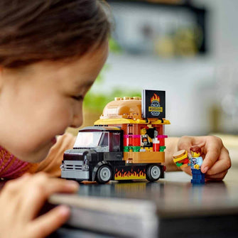 Buy Lego,LEGO City Burger Van (60404) – Food Truck Toy for Kids 5+ with Vendor Minifigure & Accessories – Imaginative Vehicle Playset - Gadcet UK | UK | London | Scotland | Wales| Near Me | Cheap | Pay In 3 | Building Toys
