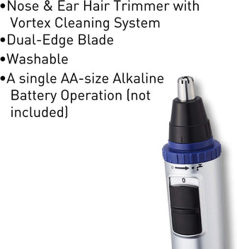 Buy Panasonic,Panasonic ER-GN30 Wet & Dry Nose & Ear Hair Trimmer – Battery Powered, 90-Min Operation – Black - Gadcet UK | UK | London | Scotland | Wales| Near Me | Cheap | Pay In 3 | Trimmer & Shavers