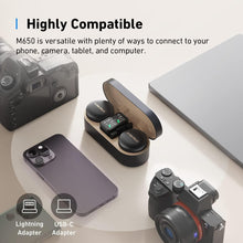Buy AnkerWork,AnkerWork M650 Wireless Lavalier Microphone - Pro Noise Cancellation, 656 ft Transmission, 15H Battery, Magnetic Colorful Covers, 2-Channel Pickup - Ideal for Vlogs - Gadcet UK | UK | London | Scotland | Wales| Near Me | Cheap | Pay In 3 | Microphones