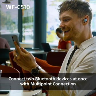 Buy Sony,Sony WF-C510 Truly Wireless Earbuds – Lightweight Bluetooth In-Ear Headphones with Multipoint Connection, Ambient Sound, IPX4, Spotify Tap, Quick Charge, 22-Hour Battery, iOS & Android Compatible (Black) - Gadcet UK | UK | London | Scotland | Wales| Near Me | Cheap | Pay In 3 | In-Ear Headphones