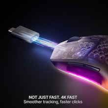 SteelSeries Aerox 3 Wireless Gen 2 Shadow Gaming Mouse – 68g, 4K Wireless Polling, 26K DPI TrueMove Sensor, 200-Hour Battery & RGB