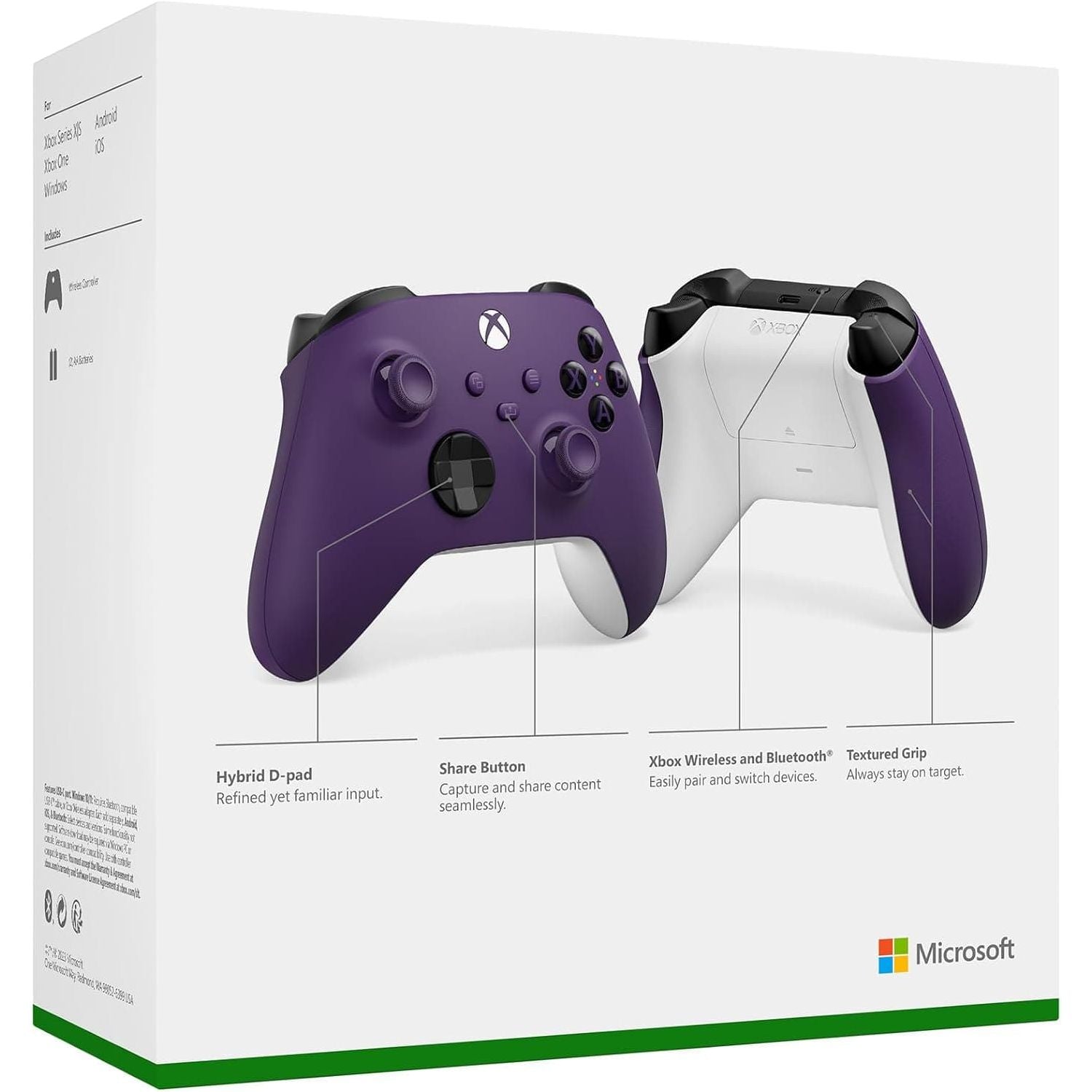 Buy Microsoft,Xbox Series X & S Wireless Controller - Astral Purple - Gadcet UK | UK | London | Scotland | Wales| Ireland | Near Me | Cheap | Pay In 3 | Video Game Console Accessories