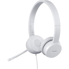 Buy Lenovo,LENOVO 110 Stereo Headset - ClouLenovo 110 USB Stereo Headset, Noise Cancelling, Adjustable Boom Mic, Long Cable, Works with Chromebook - Silver/Grey (GXD1B67867)d Grey - Gadcet UK | UK | London | Scotland | Wales| Near Me | Cheap | Pay In 3 | Headphones & Headsets