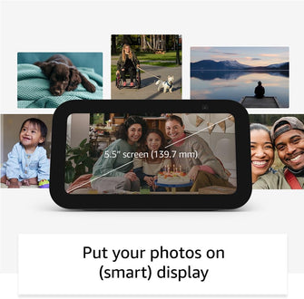 Buy Amazon,Echo Show 5 (Newest Gen) - Smart Display & Alarm Clock with Clearer Sound, Cloud Blue - Gadcet UK | UK | London | Scotland | Wales| Near Me | Cheap | Pay In 3 | Streaming & Home Media Players