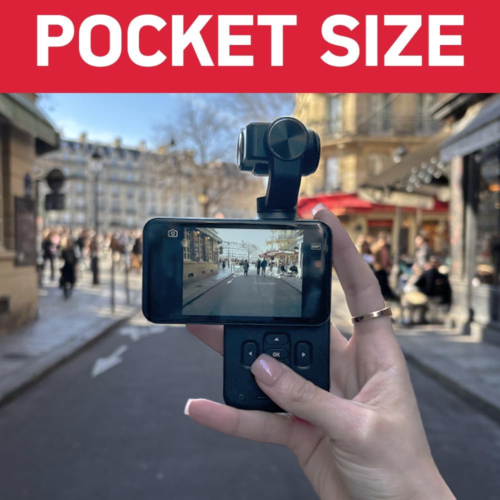 Buy AgfaPhoto,AgfaPhoto Realimove MC3X Gimbal Camera – 3-Axis 4K Ultra HD, 20 MP, Touchscreen Rotating Display – Black - Gadcet UK | UK | London | Scotland | Wales| Near Me | Cheap | Pay In 3 | Action Video Cameras