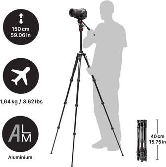 Buy Manfrotto,Manfrotto Befree Live Twist Travel Video Tripod – Aluminium, Twist Lock, for DSLR, Mirrorless & Video Cameras - Gadcet UK | UK | London | Scotland | Wales| Near Me | Cheap | Pay In 3 | Video Tripods