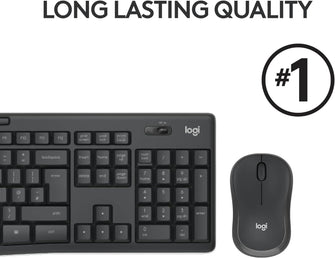 Buy Logitech,Logitech MK295 Silent Wireless Mouse & Keyboard Combo - QWERTY UK English Layout - Black - Gadcet UK | UK | London | Scotland | Wales| Ireland | Near Me | Cheap | Pay In 3 | Keyboard & Mouse