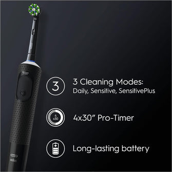 Buy Oral-B,Oral-B Vitality Pro Electric Toothbrush - Black - Gadcet.com | UK | London | Scotland | Wales| Ireland | Near Me | Cheap | Pay In 3 | Health & Beauty