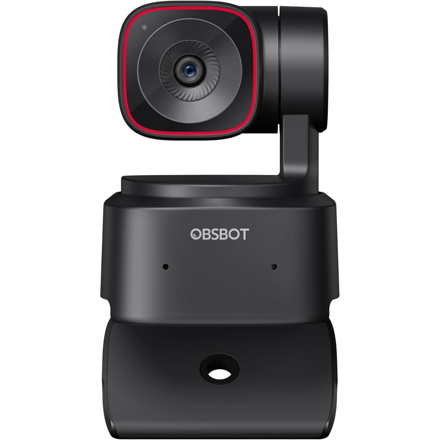 OBSBOT Tiny 2 Lite 4K AI PTZ Webcam – Auto Tracking, Gesture Control, Dual Microphones – Black