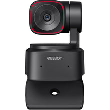 OBSBOT Tiny 2 Lite 4K AI PTZ Webcam – Auto Tracking, Gesture Control, Dual Microphones – Black