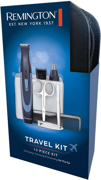 Buy Remington,Remington Hygiene Travel Kit (13 Pieces) – Includes Beard Trimmer, Ear & Facial Hair Trimmer, Manicure & Pedicure Tools, Nail Clipper, Scissors, Tweezers, Combs, and More – NE3890 - Gadcet UK | UK | London | Scotland | Wales| Near Me | Cheap | Pay In 3 | Trimmer Kit