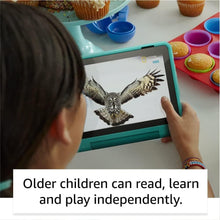 Buy Amazon,Amazon Fire HD 8 Kids Pro tablet | 8-inch HD display, ages 6–12, 30% faster processor, 13-hour battery life, Kid-Friendly Case, 32 GB, 2022 release, Cyber Sky - Gadcet UK | UK | London | Scotland | Wales| Ireland | Near Me | Cheap | Pay In 3 | Tablet Computers