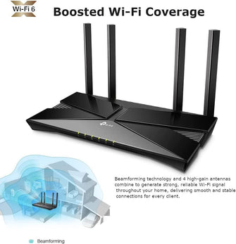 TP-Link,TP-Link Next-Gen Wi-Fi 6 AX1500 Mbps Gigabit Dual Band Wireless Cable Router, OneMesh Supported, Triple-Core CPU, Ideal for Gaming Xbox/PS4/Steam and 4K, Compatible with Alexa (Archer AX10) - Gadcet.com