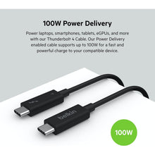 Buy Belkin,Belkin Active Thunderbolt 4 USB-C Cable - 100W Power Delivery, USB 4 Compliant, Compatible with MacBook Pro, iPhone 15 Pro, 2m - Gadcet UK | UK | London | Scotland | Wales| Near Me | Cheap | Pay In 3 | Storage & Data Transfer Cables