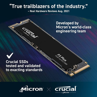 Buy Crucial,Crucial P3 Plus 4TB PCIe 4.0 3D NAND NVMe M.2 SSD - Gadcet.com | UK | London | Scotland | Wales| Ireland | Near Me | Cheap | Pay In 3 | Hard Drives