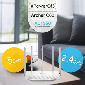 TP-Link,TP-LINK ROUTEUR ARCHER C60 - Blanc - Gadcet.com