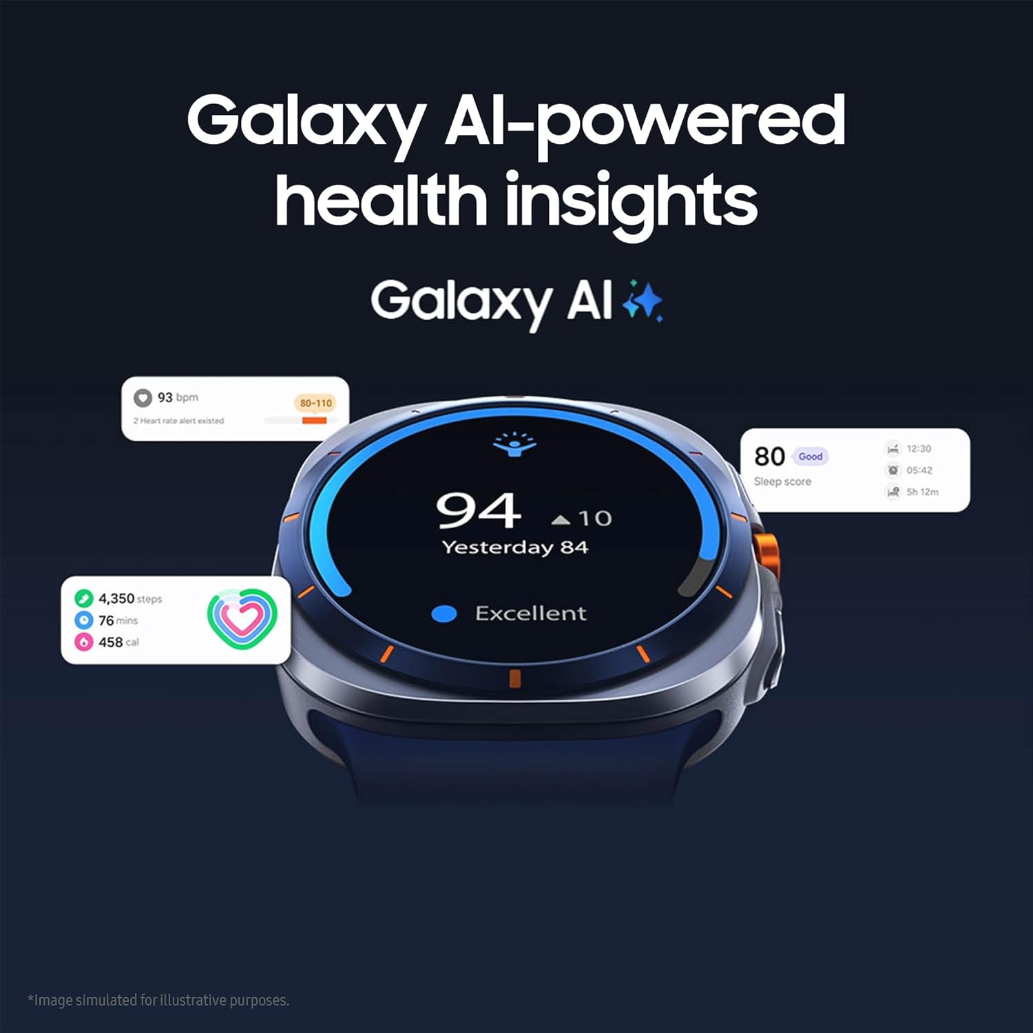 Samsung Galaxy Watch Ultra (2025) Smart Watch - Grey/Orange