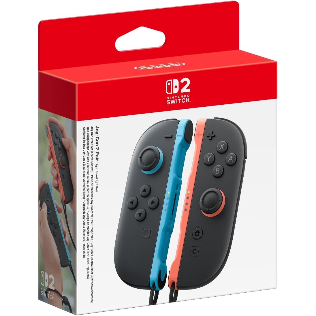 Buy Nintendo,Nintendo Switch Joy-Con Pair – Light Blue & Light Red Controllers - Gadcet UK | UK | London | Scotland | Wales| Near Me | Cheap | Pay In 3 | Portable Game Console Accessories