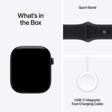 Apple Watch Series 12 GPS 46mm Smartwatch – Black Aluminium Case with Black Sport Band M/L
