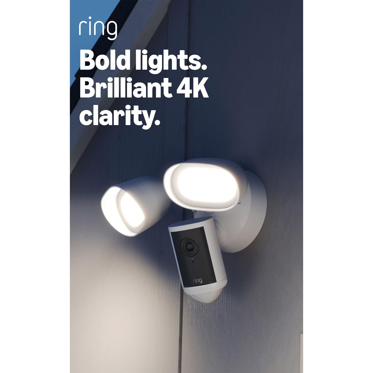 Buy Ring,Ring Floodlight Cam Pro (Newest Gen) – Retinal 4K Video, 10× Enhanced Zoom, 2000-Lumen Floodlights & Siren - Gadcet UK | UK | London | Scotland | Wales| Near Me | Cheap | Pay In 3 | Surveillance Cameras