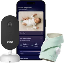 Owlet Dream Duo Smart Sock & Baby Video Monitor - Mint