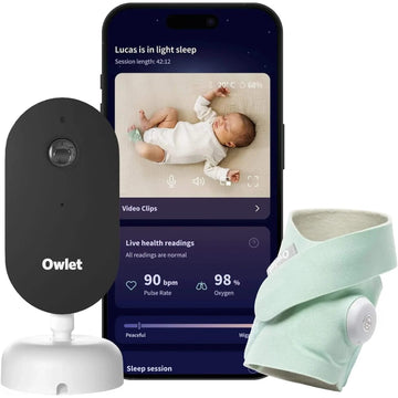 Owlet Dream Duo Smart Sock & Baby Video Monitor - Mint