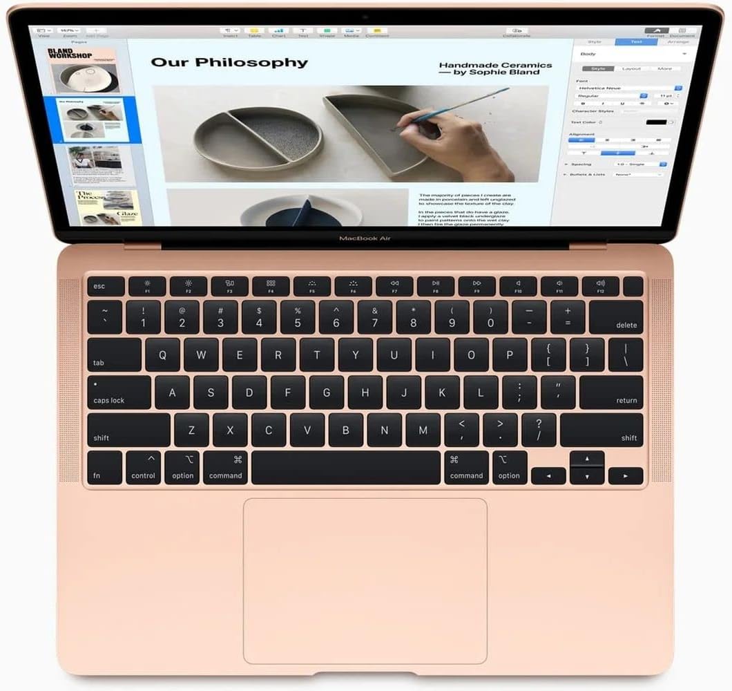 Apple MacBook Air M1 13.3" Laptop – 8-Core CPU, 7-Core GPU, 8GB RAM, 512GB SSD – Gold