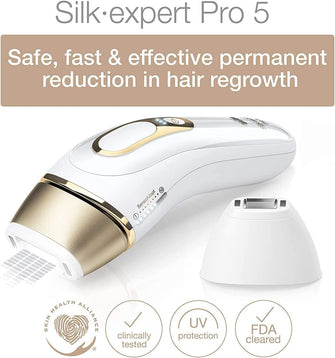 Buy Braun,Braun Silk-expert Pro Silk·expert Pro 5,  White & Gold - Gadcet.com | UK | London | Scotland | Wales| Ireland | Near Me | Cheap | Pay In 3 | Health & Beauty