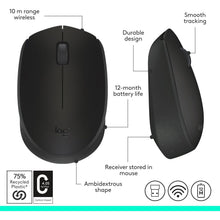 Buy Logitech,Logitech M171 Wireless Mouse – 2.4GHz with USB Receiver, Optical Tracking, 12-Month Battery, Ambidextrous Design – Black - Gadcet UK | UK | London | Scotland | Wales| Near Me | Cheap | Pay In 3 | Keyboard & Mouse