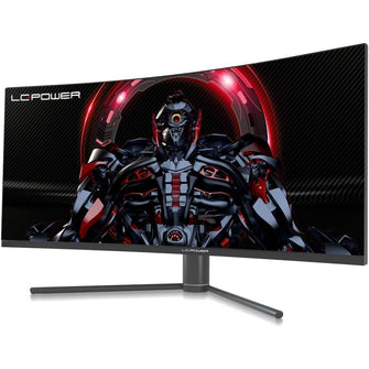 LC-Power 34" UWQHD Curved Gaming Monitor – 3440×1440, 100Hz, VA Panel, Adaptive Sync, RGB
