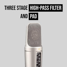 RØDE NT2-A Large-Diaphragm Condenser Microphone – Switchable Polar Patterns, Pad & High-Pass Filter