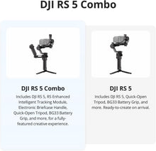 DJI RS 5 Camera Gimbal Stabilizer – Canon / Sony / Nikon / Fujifilm