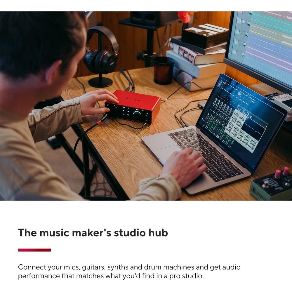 Focusrite Scarlett 4i4 4th Gen USB-C Audio Interface