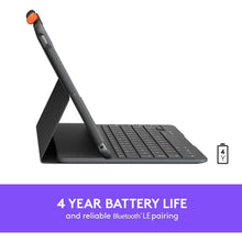Buy Logitech,Logitech iPad 7th Gen Slim Folio Tablet Case - Grey - Gadcet UK | UK | London | Scotland | Wales| Ireland | Near Me | Cheap | Pay In 3 | Tablet Computers