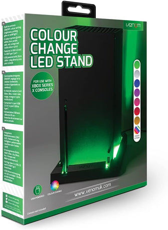 Buy Venom,Venom LED Light-Up Console Stand for Xbox Series X - Gadcet UK | UK | London | Scotland | Wales| Near Me | Cheap | Pay In 3 | Portable Game Console Accessories