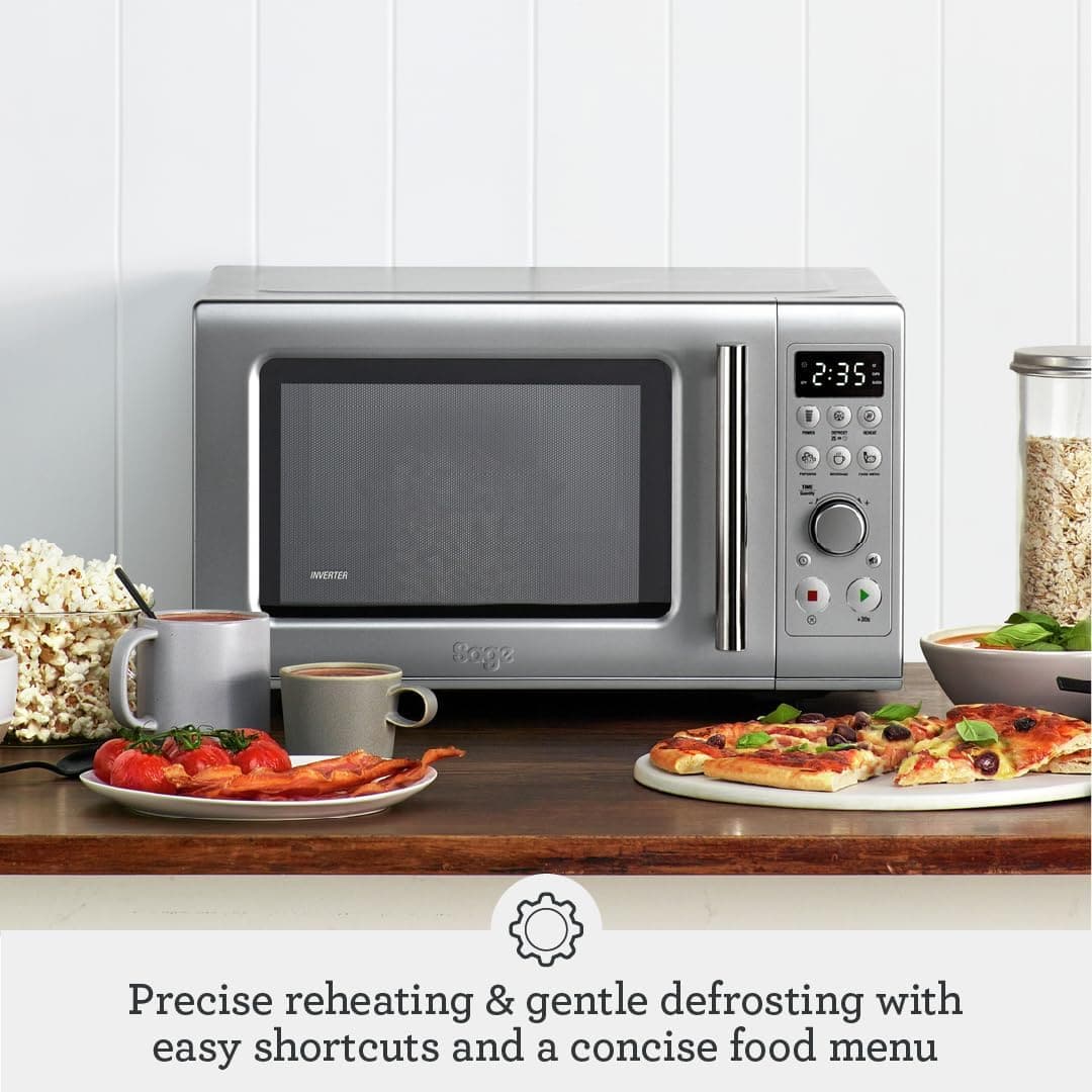 Buy Sage,Sage 800W Standard Microwave SMO650SIL4GEU1 - Silver - Gadcet UK | UK | London | Scotland | Wales| Near Me | Cheap | Pay In 3 | AIR FRYER / GRILL