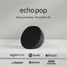 Echo Pop (Newest Model) - Compact Wi-Fi and Bluetooth Smart Speaker with Alexa, Charcoal - 2