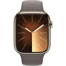 Buy Apple,Apple Watch Series 9 (GPS + Cellular) - 41mm Gold Stainless Steel Case with Clay Sport Band - Gadcet UK | UK | London | Scotland | Wales| Near Me | Cheap | Pay In 3 | Smart Watches