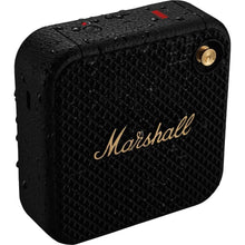 Buy Marshall,Marshall Willen Portable Bluetooth Speaker - Black and Brass - Gadcet UK | UK | London | Scotland | Wales| Near Me | Cheap | Pay In 3 | Bluetooth Speakers