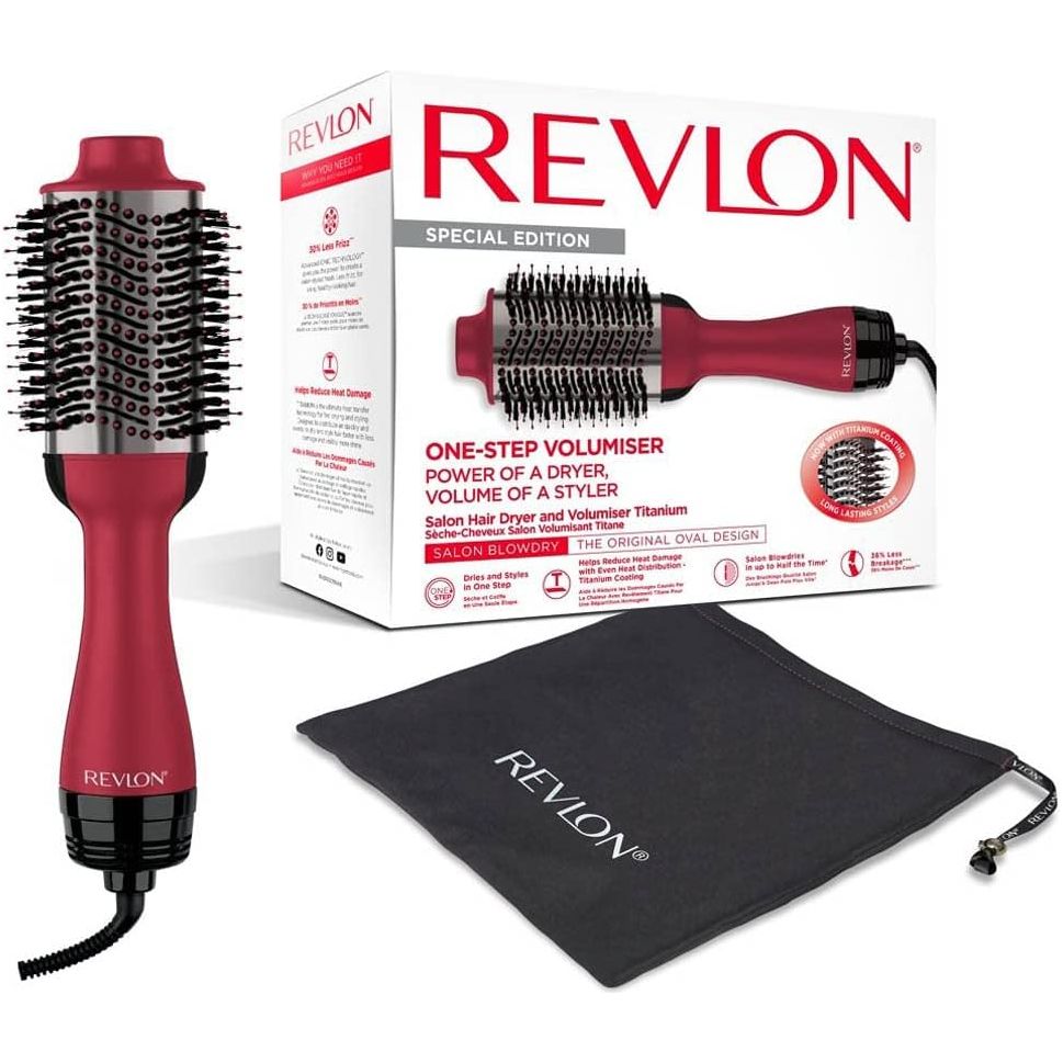 Buy REVLON,Revlon Salon One-Step Hair Dryer & Volumiser - 2-in-1 Styling Tool with Titanium Coating, Oval Design for Mid to Long Hair (RVDR5279UKE) - Gadcet UK | UK | London | Scotland | Wales| Near Me | Cheap | Pay In 3 | Hair Curler