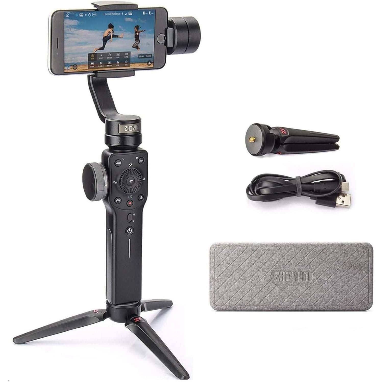 Buy ZHIYUN,Zhiyun Smooth 4 3-Axis Handheld Gimbal Stabilizer for Smartphone – Black - Gadcet UK | UK | London | Scotland | Wales| Near Me | Cheap | Pay In 3 | Camera Stabilizers & Supports