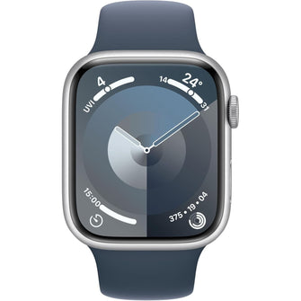 Buy Apple,Apple Watch Series 9 (45mm GPS + Cellular) - Silver Aluminium Case with White Band - Gadcet UK | UK | London | Scotland | Wales| Near Me | Cheap | Pay In 3 | Watches