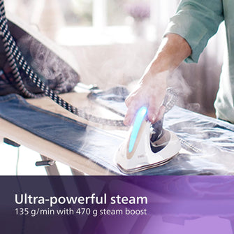 Buy PHILIPS,Philips PerfectCare Elite Steam Generator Iron, Optimal Temperature Technology, 470 g Boost, 1.8 Litre, 2400 W, 6.7 Bar, Detachable Water Tank, Auto-Off, Carry Lock, Safe rest, Navy (GC9630/20) - Gadcet UK | UK | London | Scotland | Wales| Near Me | Cheap | Pay In 3 | Steam Generator Iron