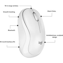 Buy Logitech,Logitech M240 Silent Bluetooth Mouse, Wireless, Compact, Portable, Smooth Tracking, 18-Month Battery, for Windows, macOS, ChromeOS, Compatible with PC, Mac, Laptop, Tablets - White - Gadcet UK | UK | London | Scotland | Wales| Near Me | Cheap | Pay In 3 | Keyboard & Mouse