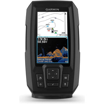 Garmin Striker Vivid 4cv – 4" Color Fishfinder with Sonar Transducer, Vivid Scanning Sonar Palettes