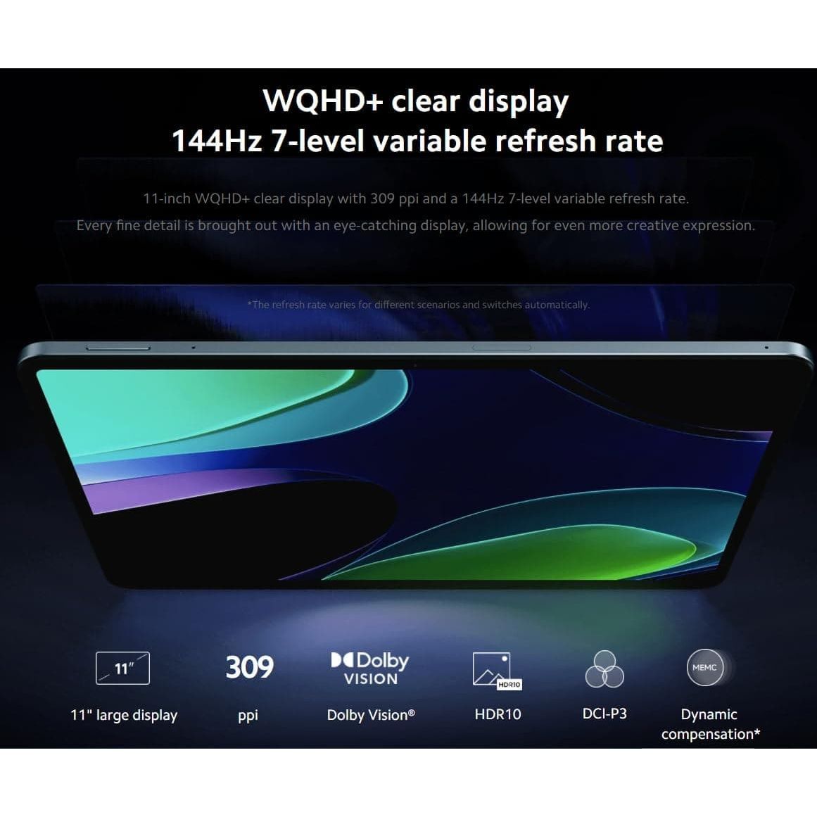 Buy Xiaomi,Xiaomi Pad 6 - 11" Tablet, 8GB RAM, 256GB Storage, Wi-Fi, Black - Gadcet UK | UK | London | Scotland | Wales| Near Me | Cheap | Pay In 3 | Tablet Computers